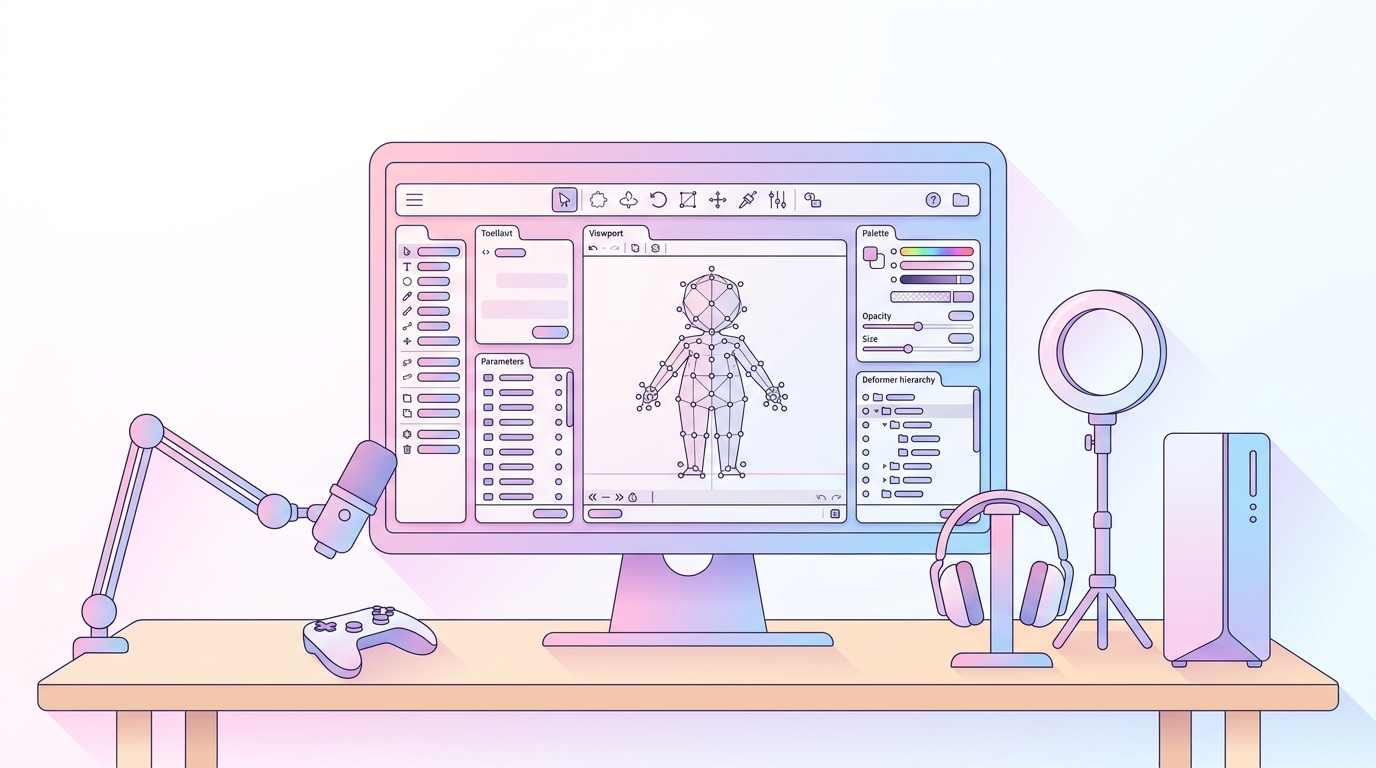 Live2Dモデルの準備方法