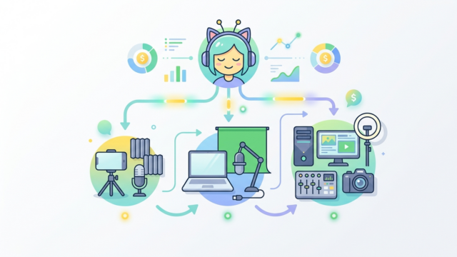 VTuber初期費用ガイド: 予算別に最適化するコツ